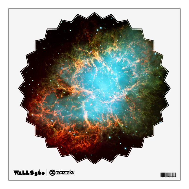 The Crab Nebula in Taurus - Breathtaking Universe Wall Sticker (Front)