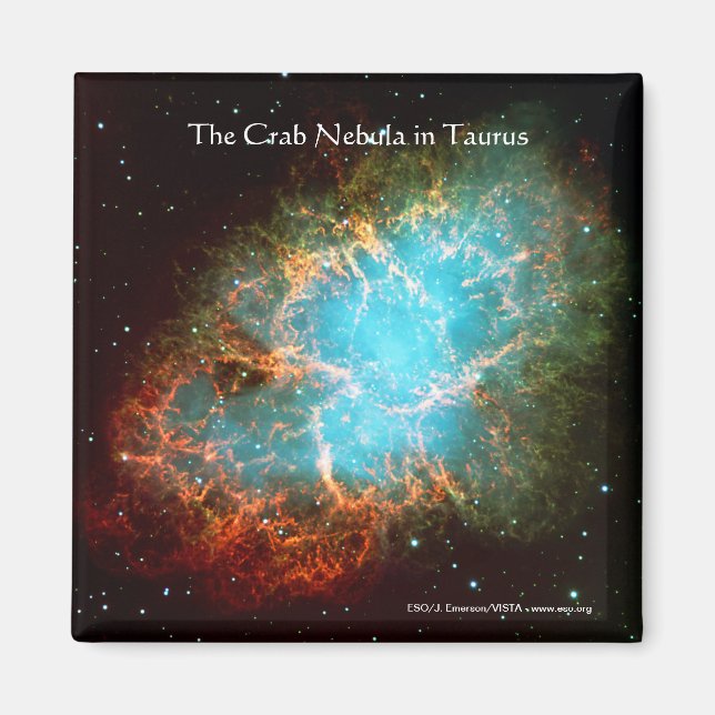 The Crab Nebula in Taurus Magnet (Front)