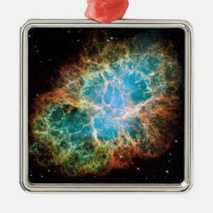 The Crab Nebula Metal Ornament