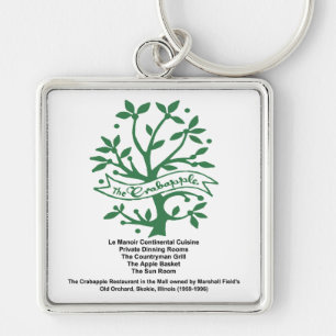 The Crabapple Restaurant, Skokie, IL Keychain