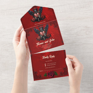 The Cracked Heart: A Gothic Epos. All In One Invitation