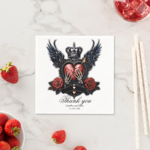 The Cracked Heart: A Gothic Epos. Napkins