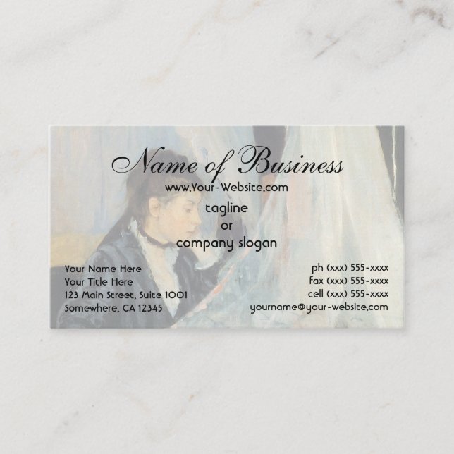 The Cradle by Berthe Morisot Business Card (Front)