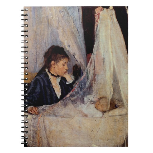 The Cradle by Berthe Morisot Notebook (Front)