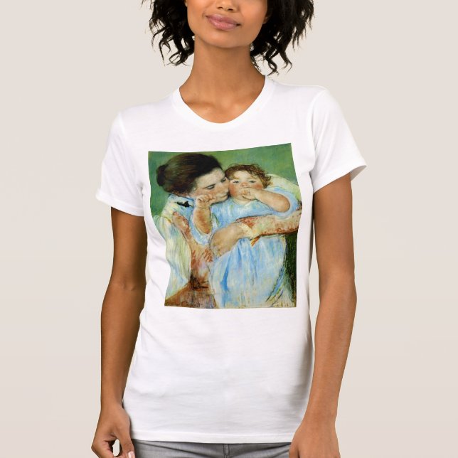 The Cradle by Berthe Morisot T-Shirt (Front)