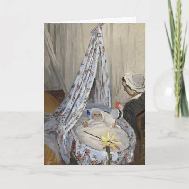 The Cradle | Claude Monet Card (Front)