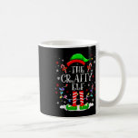The Crafty Elf Funny Xmas Elf Matching Family Chri Coffee Mug<br><div class="desc">The Crafty Elf Funny Xmas Elf Matching Family Christmas</div>