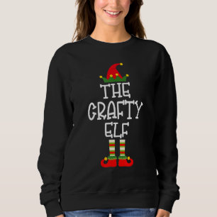 The Crafty Elf Matching Family Group Christmas Par Sweatshirt