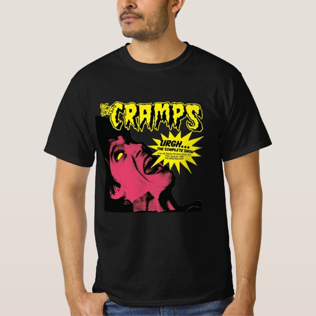 The Cramps, Horror Films, 1990s Movies T-Shirt (Front)