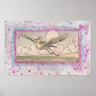 The Crane Helps the Sparrows Poster