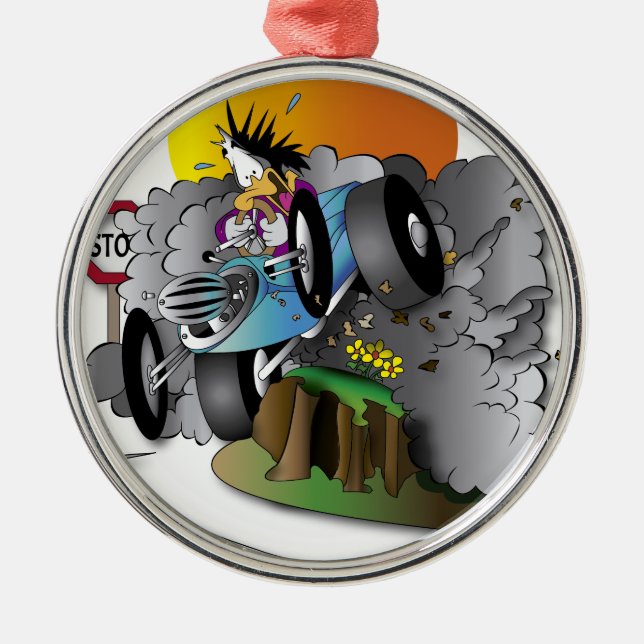 the crash metal ornament (Front)