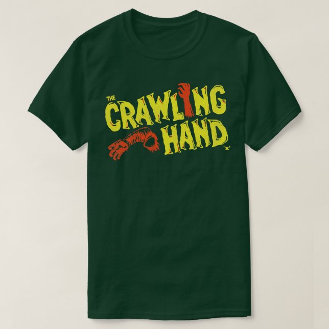The Crawling Hand 60s Cult Classic Horror Movie T-Shirt (Design Front)