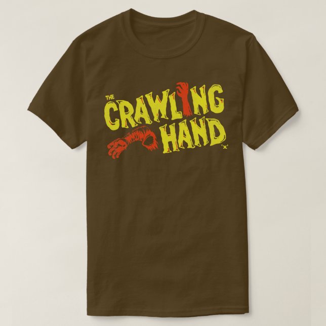 The Crawling Hand 60s Cult Classic Horror Movie T-Shirt (Design Front)