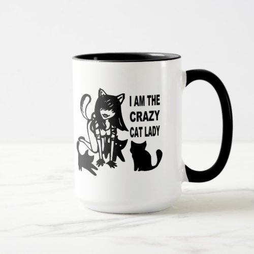 The Crazy Cat Lady Mug