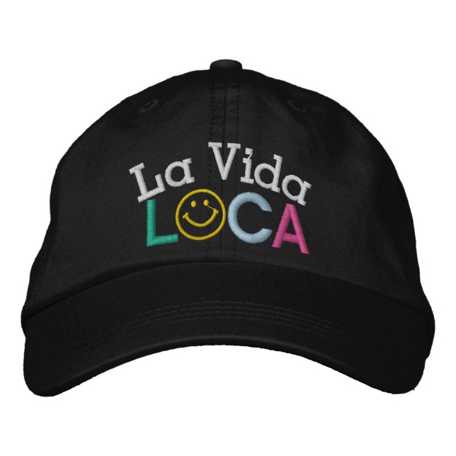 The CrAzY Life .... : ) by SRF Embroidered Baseball Hat (Front)