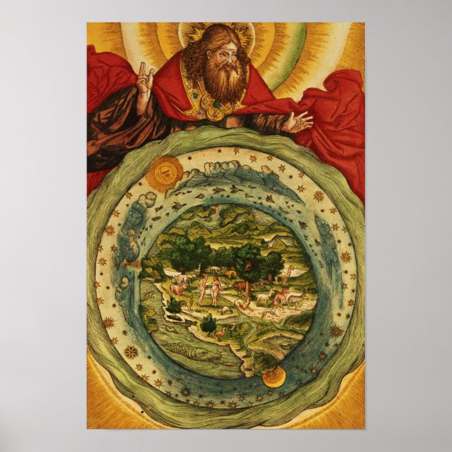 The Creation, from the Luther Bible, c.1530 Poster (Front)