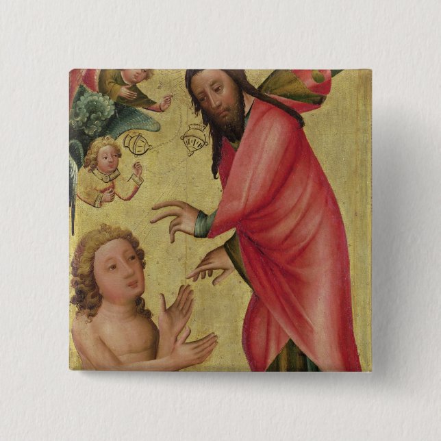 The Creation of Adam Button (Front)