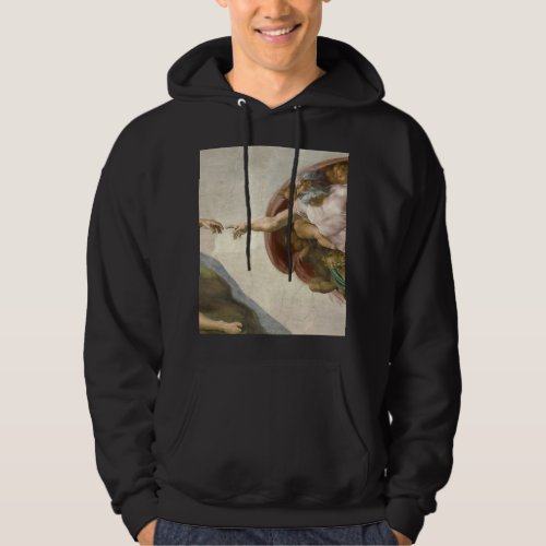 The Creation of Adam by Michelangelo Hoodie