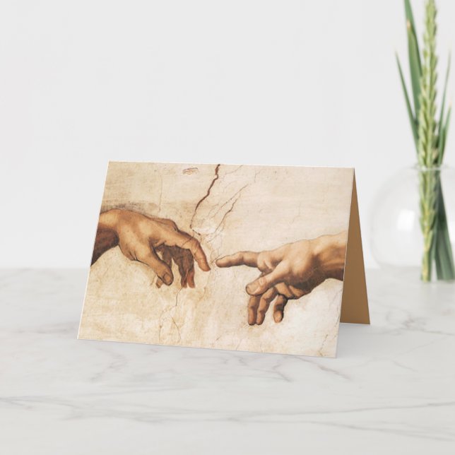 The Creation of Adam Card (Front)