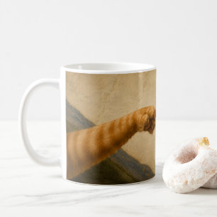 The Creation of Adam Cats Renaissance Parody Art Coffee Mug