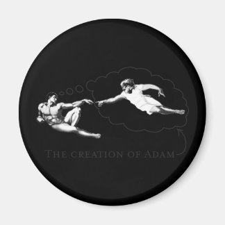 The Creation of Adam (god) Magnet