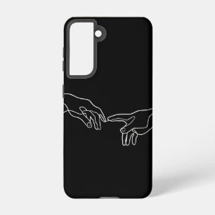 The Creation of Adam hands, Michelangelo  Samsung Galaxy S21 Case