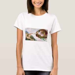 The Creation of Adam, Michelangelo, 1508-1512 T-Shirt