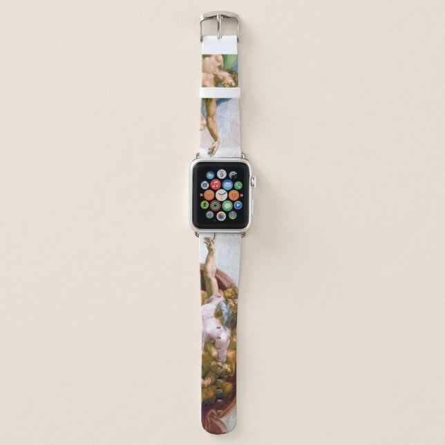 The Creation of Adam, Michelangelo Apple Watch Band (Front)