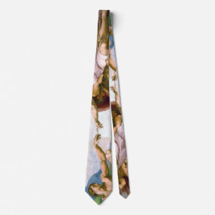 The Creation of Adam, Michelangelo Neck Tie