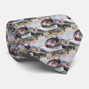 “ The Creation of Adam ” , Michelangelo Neck Tie