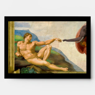 The Creation Of Adam Parody Envelope