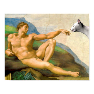 The Creation Of Adam Parody Poster