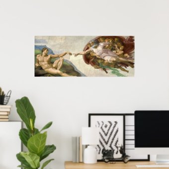 The Creation of Adam Poster | Zazzle