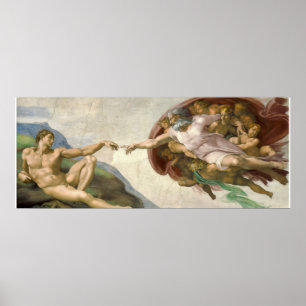 The Creation of Adam Poster