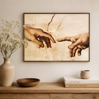 The Creation of Adam Poster
