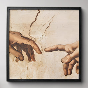 The Creation of Adam Wall Art  Peel And Stick Photo Tile