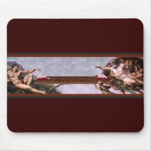 The Creation of Beer Pong Mouse Pad