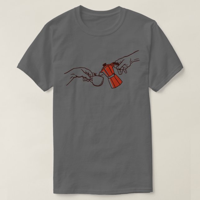 The Creation of Coffee Classic Art Barista by Tobe T-Shirt (Design Front)