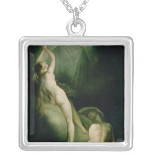 The Creation of Eve, 1791-93 Silver Plated Necklace