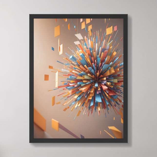 The Creation of Form Framed Art (Framed Front)