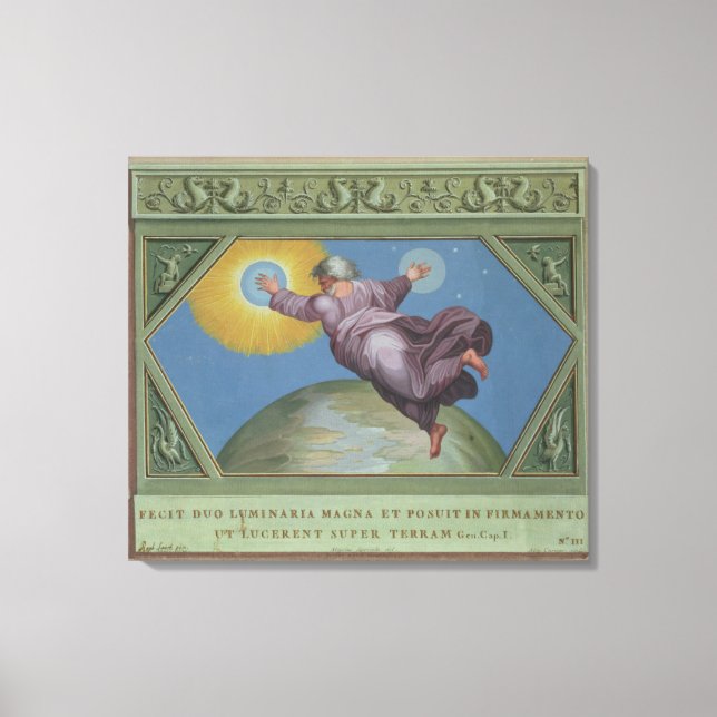 The Creation of Light, illustration from the Rapha Canvas Print (Front)
