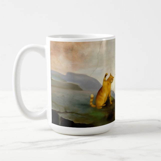 The Creation of Purrfection Coffee Mug (Left)