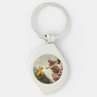 The Creation of Purrfection Keychain