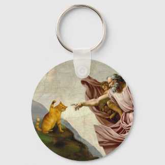 The Creation of Purrfection Keychain