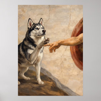 The Creation of the Husky Poster