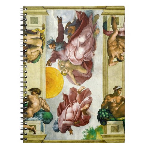 The Creation of the Sun by Michelangelo Notebook