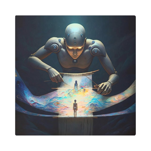 The Creation of the Universe Metal Print (Front)