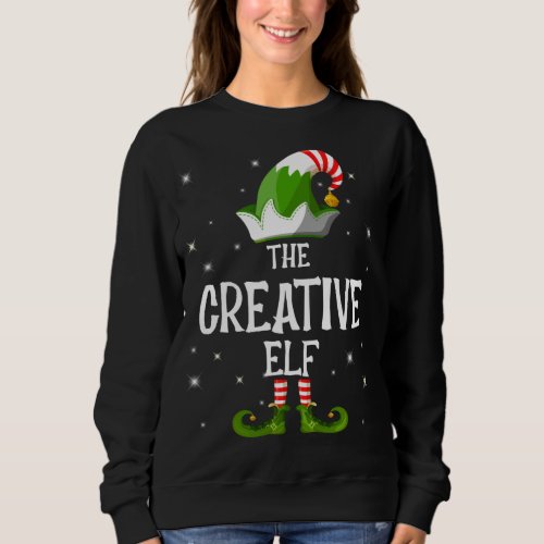 The Creative Elf Family Matching Group Christmas Sweatshirt