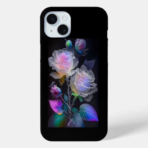 The creativity of photography with a painting of l iPhone 15 plus case