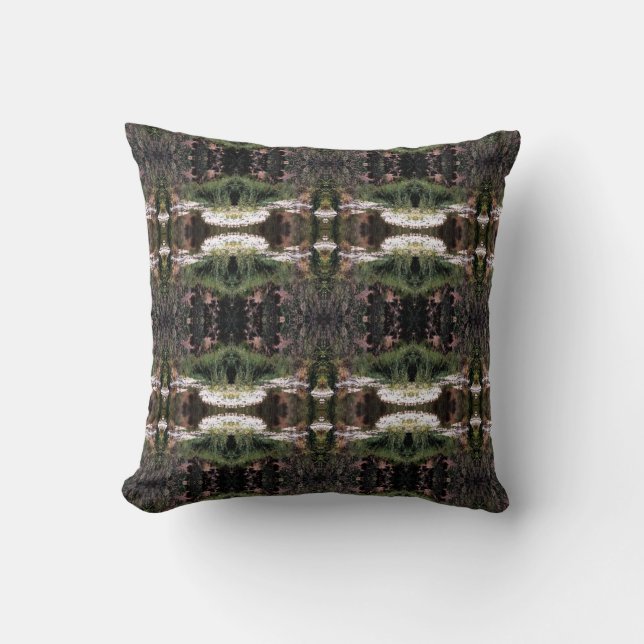 The creek in the woods.... throw pillow (Front)